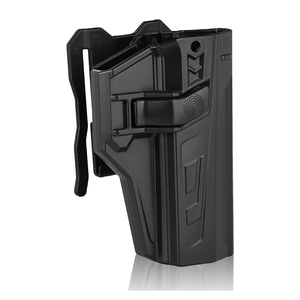 タクティカルCZ P07 P09ポリマー製太ももホルスター、オートロックベルトループとハードケース付き、ドロップレッグキャリー、ローキャリー - Product Image 1