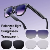 Lunettes Intelligentes IA avec Caméra, Appel Bluetooth, Traduction IA, Assistant Vocal, Audio Open-Ear, Logo Personnalisé