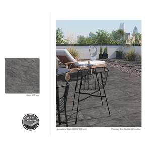 Baldosas de porcelana decorativas beige de doble carga para exterior 600x600mm - Product Image 6