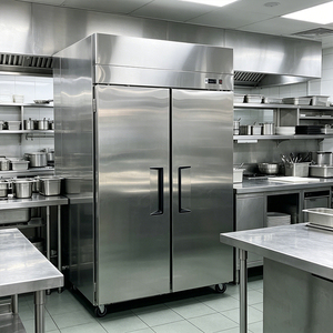 <span class=keywords><strong>Réfrigérateur</strong></span> vertical commercial en acier inoxydable pour cuisine de restaurant, fournisseur en gros pour commandes de distributeurs - Product Image 4