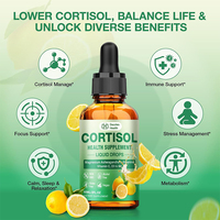 Gouttes liquides de cortisone naturelle directement de l'usine pour compléments et détoxification du cortisone, avec service OEM personnalisé