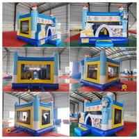 Château gonflable Pikachu en PVC de 0,55 mm certifié CE, équipement de terrain de jeu gonflable commercial pour les fêtes d'enfants et la location commerciale