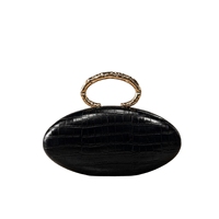 Pochette de Soirée de Luxe pour Femme en Cuir PU Effet Crocodile, Sac à Main Élégant pour Mariage et Fêtes avec Chaîne Détachable
