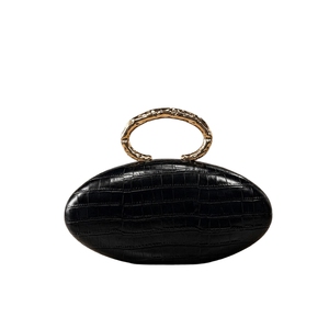 Bolso de Mano de Lujo para Mujer, Estilo Clutch de Piel Sintética con Diseño de Cocodrilo, Elegante Bolso de Noche para Bodas y Fiestas, con Cadena Desmontable - Product Image 4