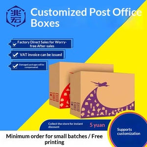 Cajas de Envío Corrugadas con Logotipo Impreso Personalizado para Comercio Electrónico Transfronterizo de Pequeños Pedidos - Product Image 4
