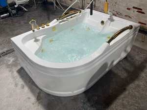 Bestseller: 2-Personen-Acryl-Badewanne mit Whirlpool-Funktion, LED am Boden, Outdoor-Massage-Whirlpool, Spa, <span class=keywords><strong>Jacuzzi</strong></span> und Indoor-Badewanne - Product Image 4