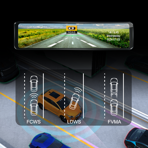 12 pouces 4K + 1080P voiture DVR Carplay Android Auto WIFI Adas double Dash Cam avant et arrière 4K pour voiture Cam caméra arrière enregistreur automatique - Product Image 3