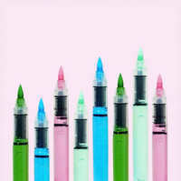 Stylos marqueurs d'aquarelle à pointe fine PLA en gros, ensembles de 12, 24, 36, 48, empilables, à pointe souple, pour planificateur