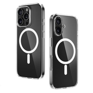 Funda Magnética Transparente de Alta Calidad para iPhone 16 15 17 Pro Max, Anti-Amarillamiento, Anti-UV, <span class=keywords><strong>Resistente</strong></span> <span class=keywords><strong>a</strong></span> <span class=keywords><strong>Golpes</strong></span> - Product Image 4