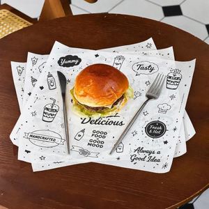 Papel Encerado para Envolver Alimentos con Impresión Personalizada en Negro y Dorado para Panadería 2026, con Logotipo, para Empacar Pan, Croissants y Pasteles - Product Image 5