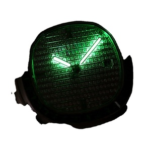 Nuevo Reloj de Pulsera de Alta Calidad para Hombre, Estilo Hip Hop, Caja con Forma de Almohada, Correa de Acero Inoxidable, Bisel con Gemas Verdes, Esfera con Diamantes, Visualización de Fecha - Product Image 6