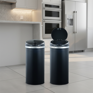 <span class=keywords><strong>Poubelle</strong></span> intelligente automatique 50L avec capteur, écran tactile long, pour intérieur, bureau, cuisine - Product Image 4