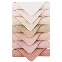Plain Muslin Towels 100% Cotton Soft Baby Bath Towel,suitable for Newborn Girls and Boys 4layers