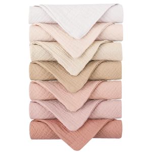Toallas de Muselina Lisas 100% Algodón, Suaves, para Baño de Bebés, Aptas para Recién Nacidos, Niñas y Niños, 4 Capas - Product Image 1