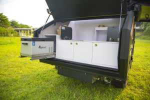Minicaravana Estándar Australiana, Elegante Autocaravana con Remolque Tipo Teardrop y <span class=keywords><strong>Cama</strong></span> Queen de Lujo para Aventuras al Aire Libre - Product Image 2