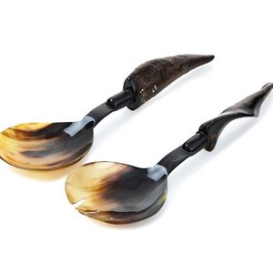 Corne de buffle Salade Couverts - Product Image 1