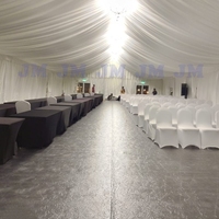 Grandes tentes arabes 15x20m 10x40m Chapiteaux en aluminium pour les mariages en plein air Salons et événements à Dubaï