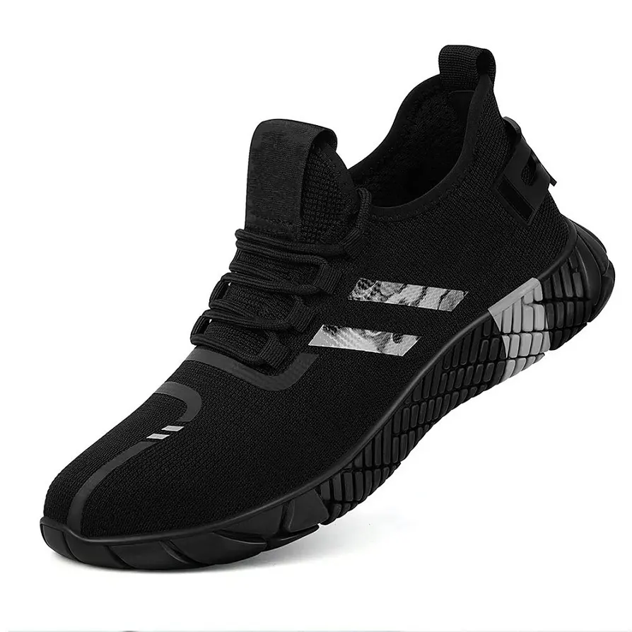 Zapatos con punta de acero para hombre, zapatillas de deporte indestructibles compuestas, zapatos de trabajo de construcción para hombre, zapatos de tenis de seguridad