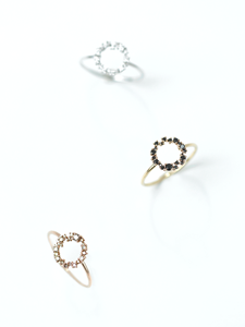 Anillo de Perlas con Diamante Amarillo Brillante02, Oro de 14K, Joyería Fina al por Mayor, Fabricante Personalizado para Mujeres, Proveedor de Joyería OEM ODM - Product Image 5