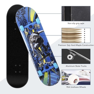 <span class=keywords><strong>Skateboard</strong></span> en bois d'érable Street personnalisé, 7 couches, bon marché pour enfants, à vendre - Product Image 4