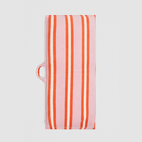 Chaise longue de plage pliante extérieure de qualité supérieure avec serviette éponge pour jardin de voyage de plage avec sac de transport