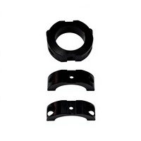 Colliers de fixation à vis réglable en oxyde noir, haute précision, pour montage d'arbre, usinage CNC direct usine, OEM