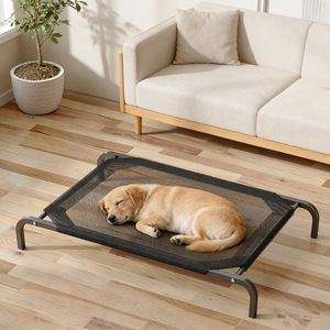 Dog Bed All Season Mesh <b>Cot</b> Washable For Small Medium Large Dogs Rectangle Floor Pet Bed Summer Proof - Product Image 4