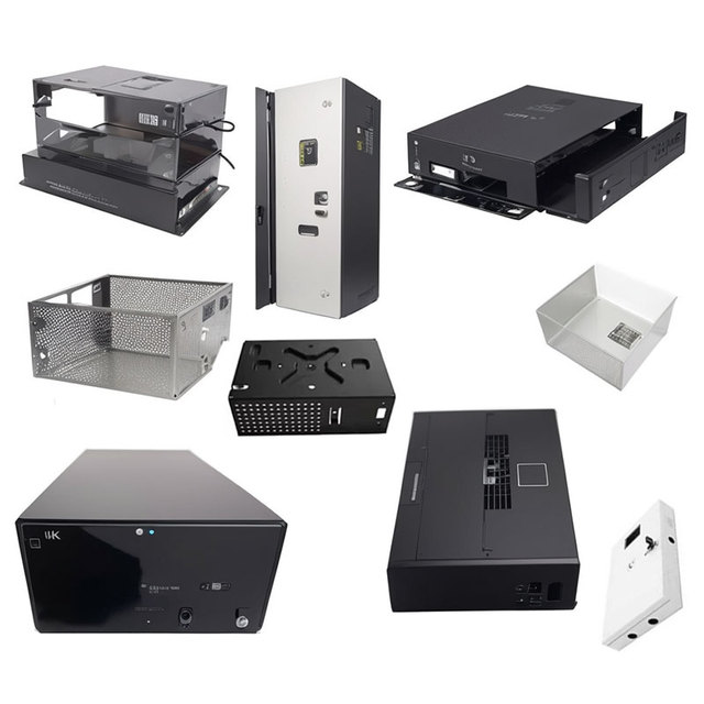High Quality Custom Extrusion Aluminum Sandblasted Industri Computer Server Case 1U 2U 3U 4U 19 Inch Rackmount Chassis Enclosure