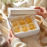 Lot de 6 bombes de bain effervescentes artisanales en cristal de citron, parfum rafraîchissant, pour spa relaxant, personnalisable OEM