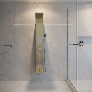 Panel <span class=keywords><strong>de</strong></span> <span class=keywords><strong>ducha</strong></span> <span class=keywords><strong>de</strong></span> cascada <span class=keywords><strong>de</strong></span> oro montado en la pared, columna <span class=keywords><strong>de</strong></span> <span class=keywords><strong>ducha</strong></span> <span class=keywords><strong>de</strong></span> mano con chorros, <span class=keywords><strong>columnas</strong></span> <span class=keywords><strong>de</strong></span> <span class=keywords><strong>ducha</strong></span> <span class=keywords><strong>baratas</strong></span> - Product Image 5