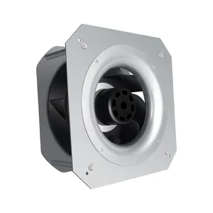 LONGWELL 220mm EC 115v 220v high pressure backward curved centrifugal fans with ec motor longwell