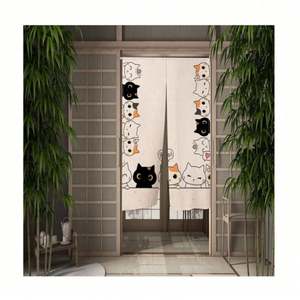 Cortina de Cocina Corredera de Lino y Algodón de Estilo Japonés y Coreano, con Logotipo Personalizado al por Mayor, en Cualquier Tamaño - Product Image 6