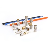 Raccords de tuyauterie multimâchoires en laiton, coude mâle multicouches, système de chauffage au sol, raccords de tuyaux pexcel