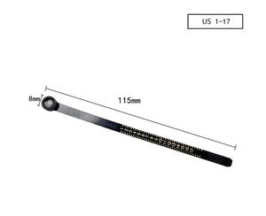 Outil de mesure de taille de bague <span class=keywords><strong>en</strong></span> plastique amélioré avec loupe, lecture claire et intuitive, jauge de taille de bague <span class=keywords><strong>en</strong></span> plastique avec lentille grossissante - Product Image 6