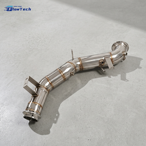 High Quality 304 Stainless Steel Downpipe for Mercedes-Benz C63 W206 C63S M139 2.0T High Flow Direct Fit polishing - Product Image 5