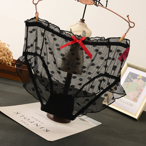 Mutandine a Vita Alta Trasparenti Sexy <span class=keywords><strong>in</strong></span> Lingerie Seducente per <span class=keywords><strong>Donne</strong></span> - Product Image 3