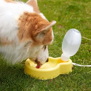 350Ml 500Ml Puppy Walk Drink Outdoor Pet Bowl Cup Pet Feeder Reisfles Food Grade Draagbare Hond Waterfles