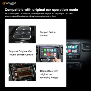 Accessoires Ewaygps pour VW Touareg, boîte MMI, CarPlay sans fil, GPS, <span class=keywords><strong>Android</strong></span> <span class=keywords><strong>Auto</strong></span> pour Volkswagen Touareg 2010-2018, voitures à conduite à droite - Product Image 4