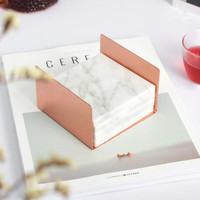 Plateau à tasses et sous-tasses à thé et à café, nouveaux Design uniques, plateau en pierre de marbre, ensemble de tasses avec support en métal, dessous de plat en Agate de luxe