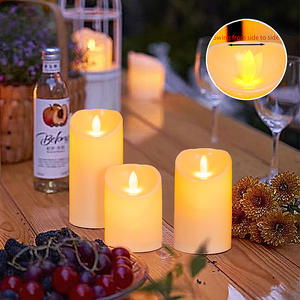 Tamaño Personalizado Color Venta Caliente Navidad Acrílico Batería Sin Llama Led Vela Luz <span class=keywords><strong>Pilar</strong></span> Led Velas - Product Image 1