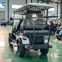 Voiturette de golf électrique Robetaa 6 places (4+2) – Vente en gros directe usine de produits chinois