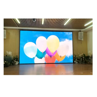 Layar LED 4K Dalam Ruangan Resolusi Tinggi Refresh Rate Tinggi Modul P3 192*192mm Dukungan Animasi untuk Pusat Perbelanjaan Kecerahan 700cd/m