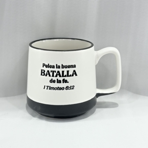 Modern Custom-Made Eco-Friendly Stoneware Ceramic Mug with Monogram Dishwasher & Microwave Safe Food Safe Rustic Design - Product Image 5