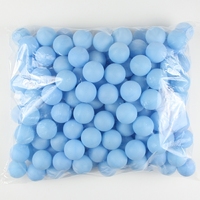 Lot de balles de ping-pong multicolores sans couture en plastique pour jeux de carnaval et décoration de fête