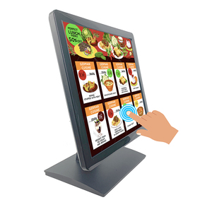 Chất Lượng Cao Mạnh Mẽ Nhôm Đứng 17 Inch HD Tfd Lcd 5 Dây Cảm Ứng Điện Trở Màn Hình Màn Hình Cho POS - Product Image 1