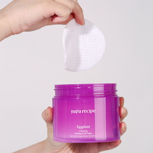 [Paparecipe] sang trọng cà tím thanh toán bù trừ tẩy tế bào chết lột Pad mực với chiết xuất cho tất cả các loại da-Ánh sáng màu tím nước dựa trên - Product Image 5