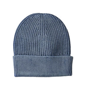 Gorro de Punto Cálido para Exteriores en Color Azul Marino Oscuro - Product Image 3