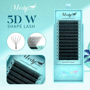 Großhandel handgemachte Yy Wimpern Volumen verlängerungen Wimpern eins nach dem anderen Wimpern verlängerung Easy Fan Yy Wimpern verlängerung Cilios 5d w - Product Image 1