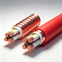 Câble d'alimentation flexible résistant au feu, fil électrique multiconducteur à isolation minérale pour bâtiments de grande hauteur