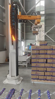 Robot de palettisation de type colonne industrielle, machine de palettisation automatique de boîtes en carton avec pince de préhension pour ligne d'emballage